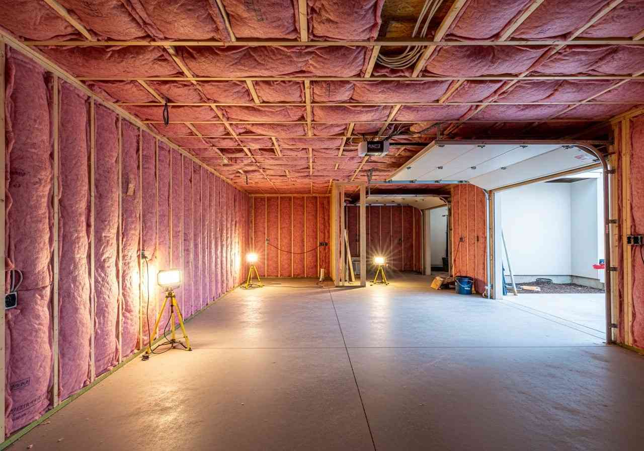 Insulation installation detail. Grizzly Insulation Co. serves Denver and surrounding areas.
