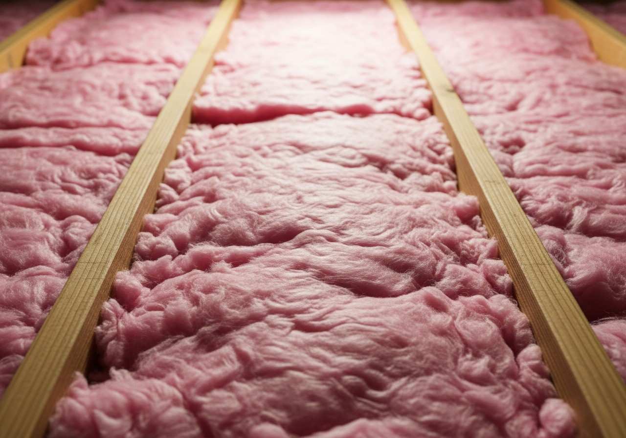 Insulation installation detail. Grizzly Insulation Co. serves Denver and surrounding areas.