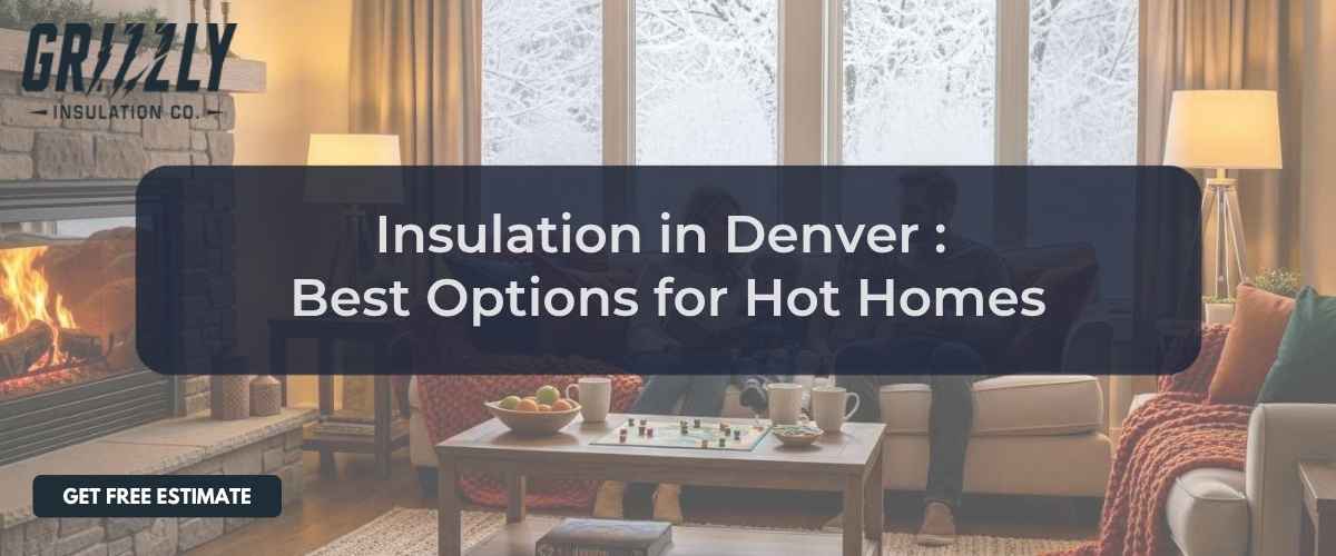 Featured hero image for "insulation Denver hot homes" by Grizzly Insulation Co.