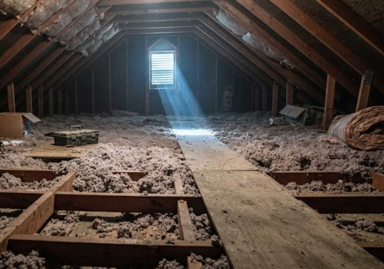 4. Your Attic Insulation Is Old, Thin, or Uneven