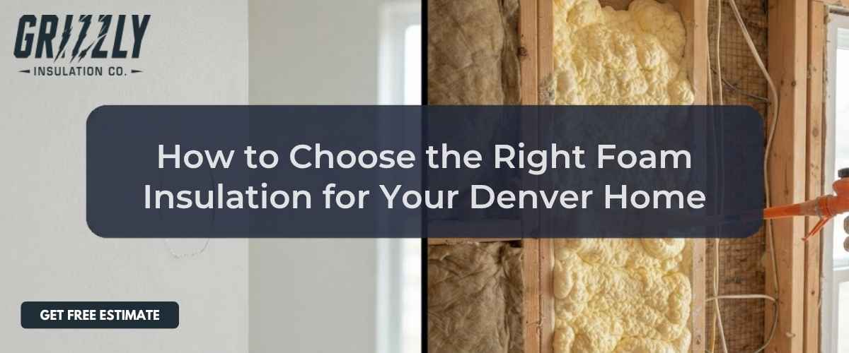 How to Choose the Right Foam Insulation for Your Denver Home