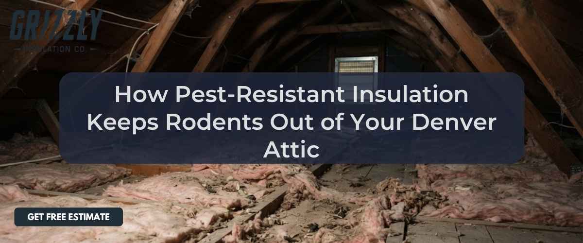 How Pest-Resistant Insulation Keeps Rodents Out of Your Denver Attic