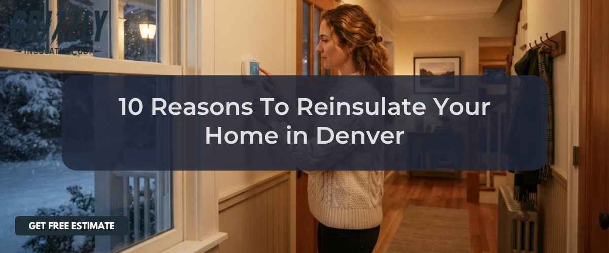 10 Reasons To Reinsulate Your Home in Denver