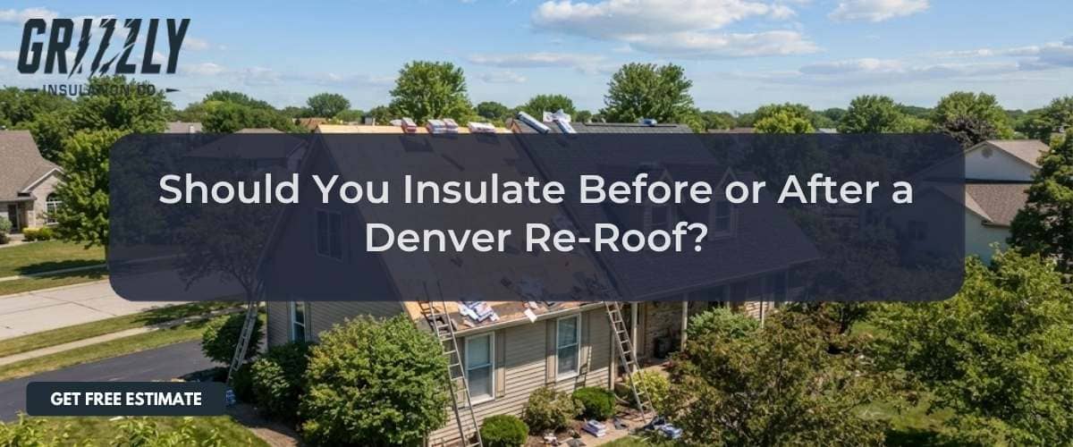 Should You Insulate Before or After a Denver Re-Roof?