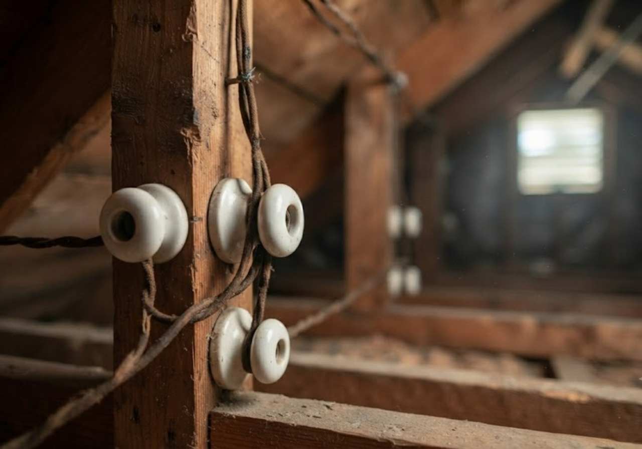 Insulate Around the Wiring With Proper Clearance in a Denver Attic