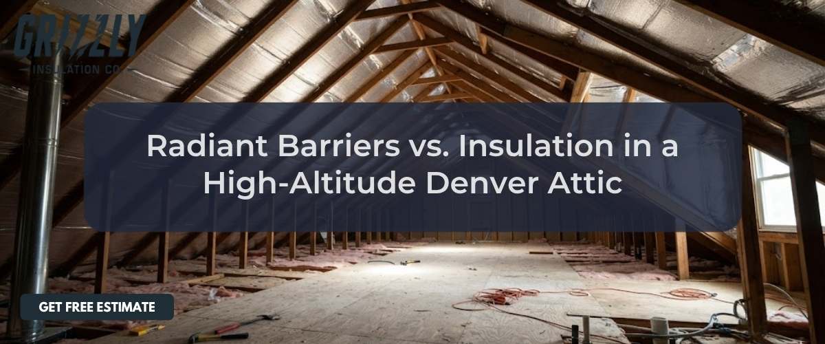 Radiant Barriers vs. Insulation in a High-Altitude Denver Attic