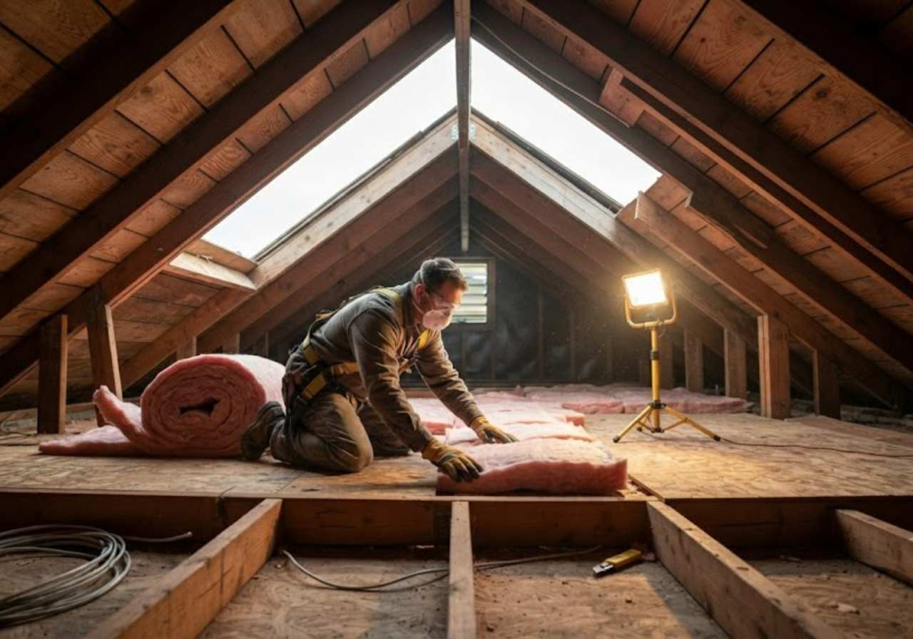 Grizzly Insulation Works on Roof Replacement Timing