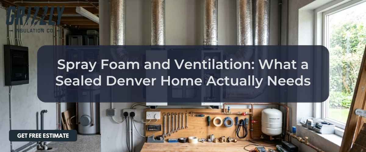 Spray Foam and Ventilation: What a Sealed Denver Home Actually Needs