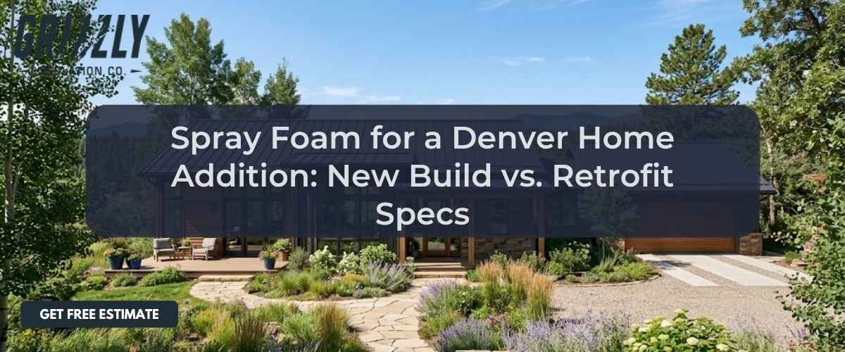 Spray Foam for a Denver Home Addition: New Build vs. Retrofit Specs