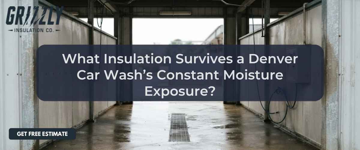 What Insulation Survives a Denver Car Wash's Constant Moisture Exposure?