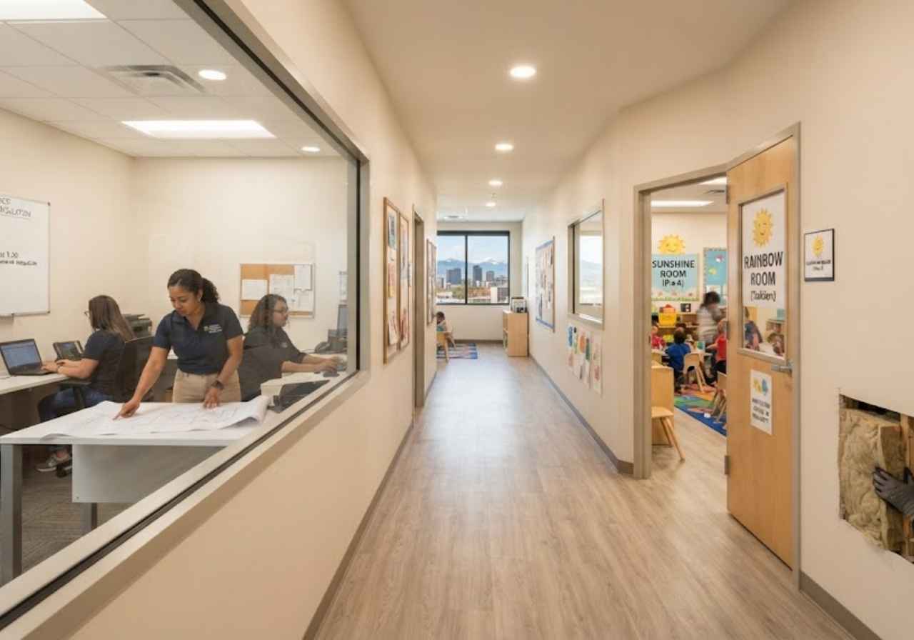 How Our Team Approaches a Denver Daycare Insulation Project