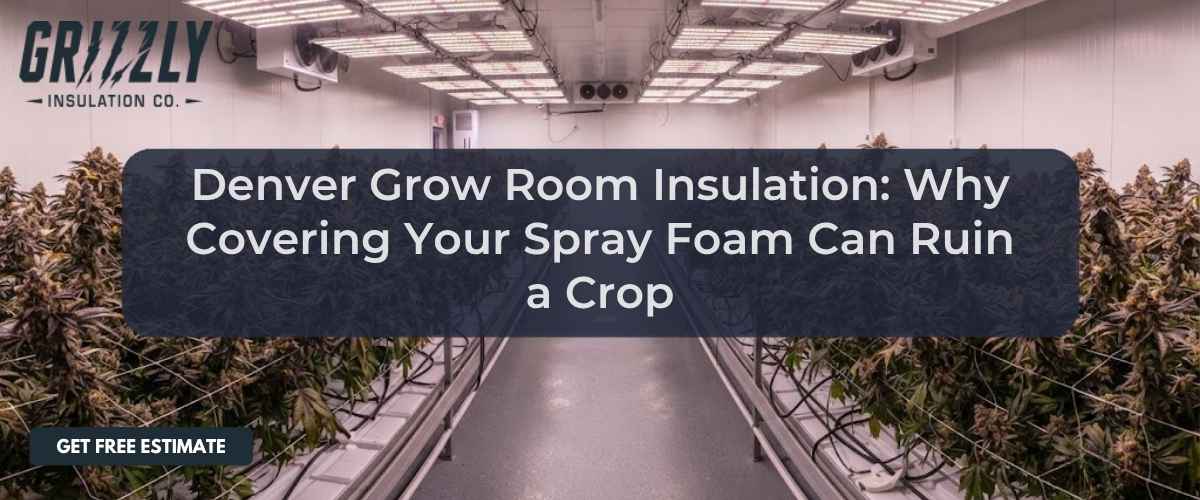 Denver Grow Room Insulation: Why Covering Your Spray Foam Can Ruin a Crop