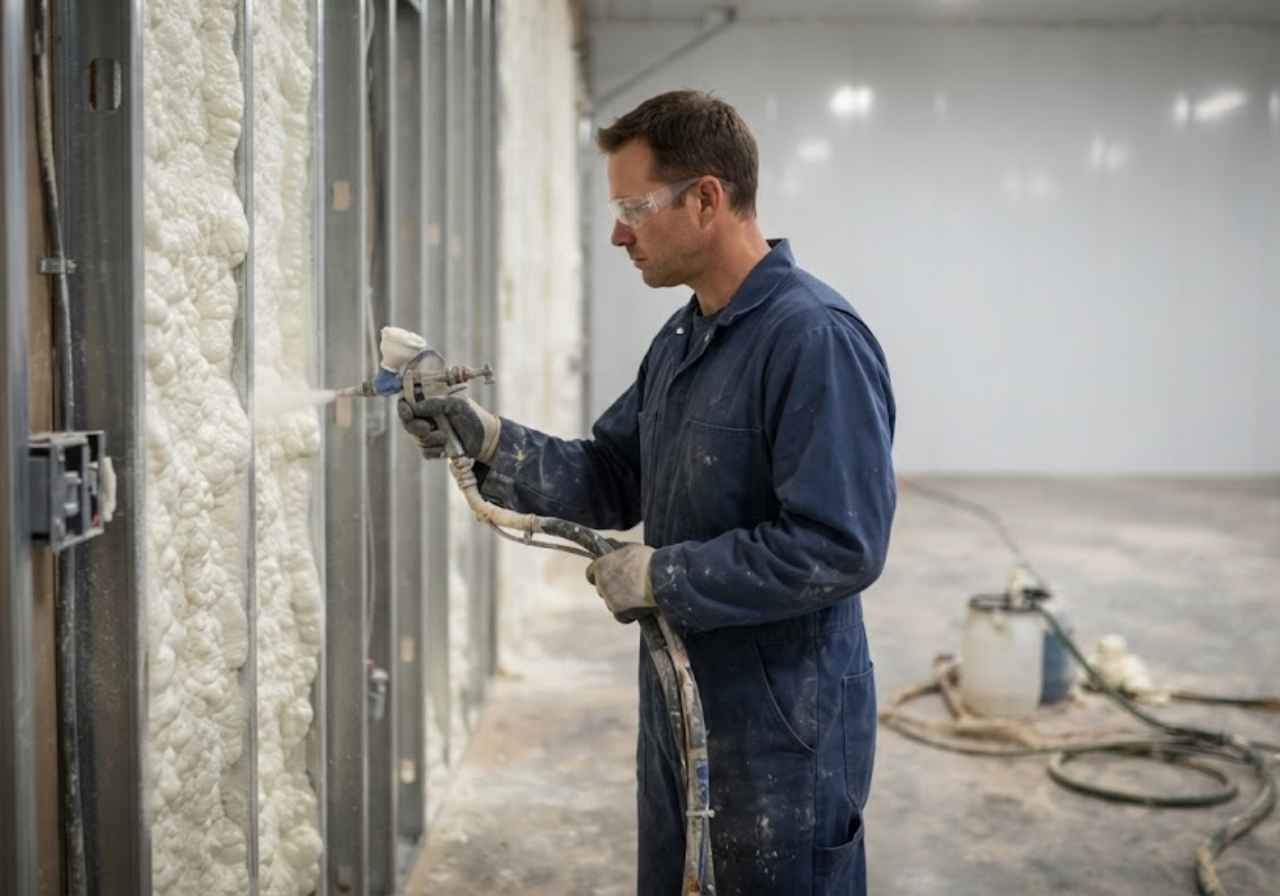 Why Covering Spray Foam Backfires Inside a Denver Grow Room