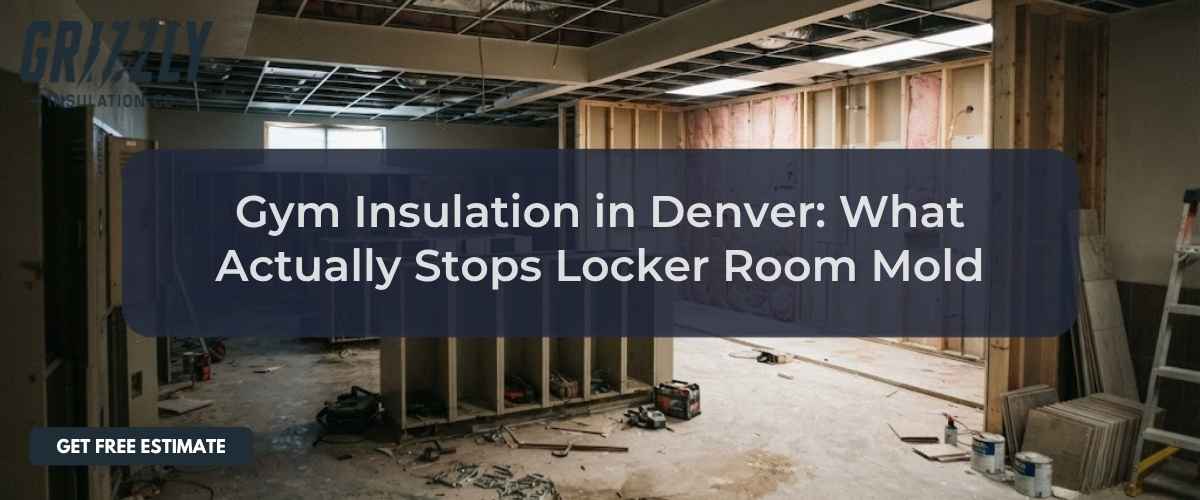 Gym Insulation in Denver: What Actually Stops Locker Room Mold
