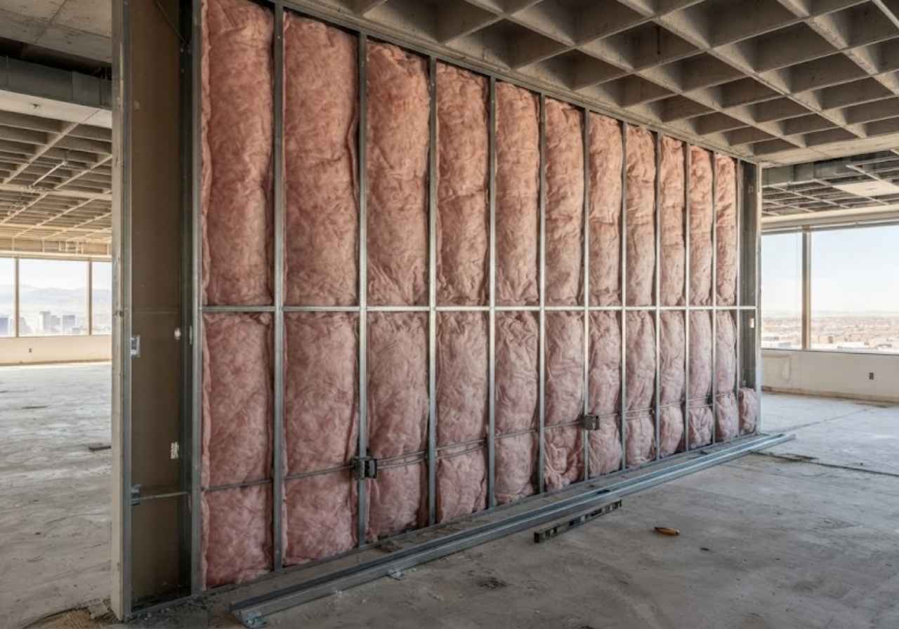 Vacant Denver office floor being prepared for apartment conversion
