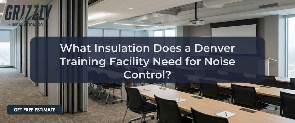 What Insulation Does a Denver Training Facility Need for Noise Control?