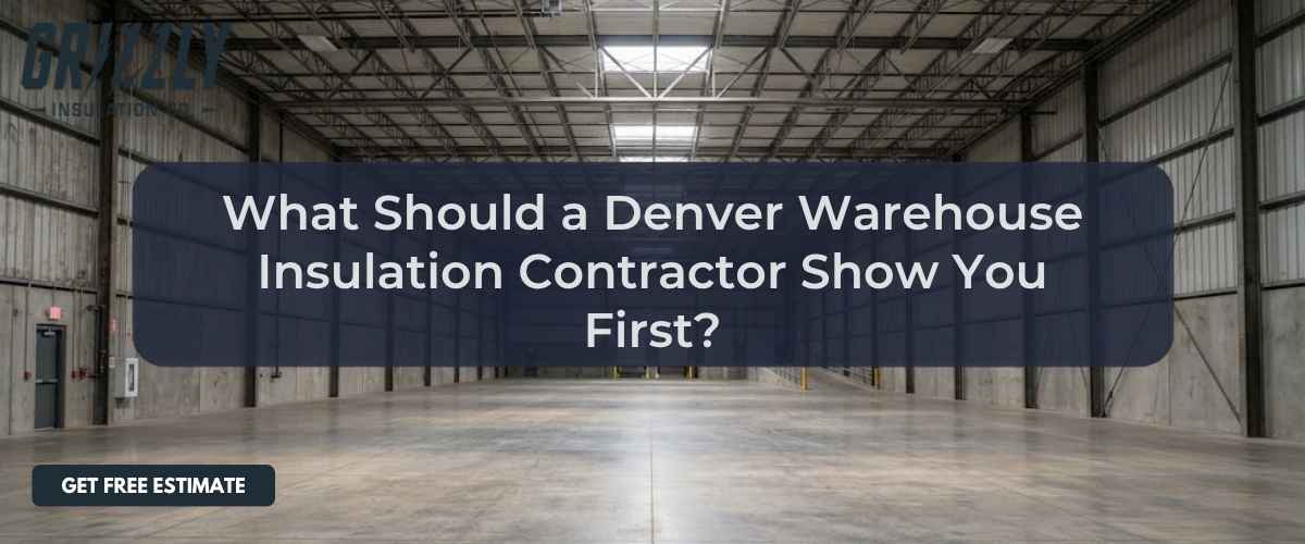 What Should a Denver Warehouse Insulation Contractor Show You First?