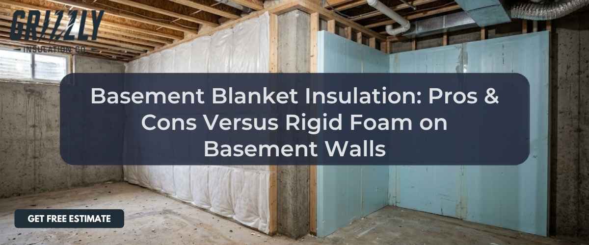 Basement Blanket Insulation: Pros & Cons Versus Rigid Foam on Basement Walls