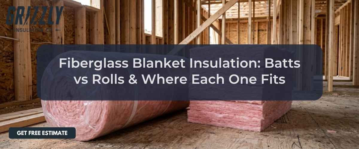 Fiberglass Blanket Insulation: Batts vs Rolls & Where Each One Fits