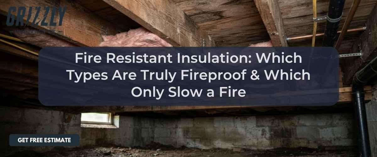 Fire-Resistant Insulation: Which Types Are Truly Fireproof & Which Only Slow a Fire