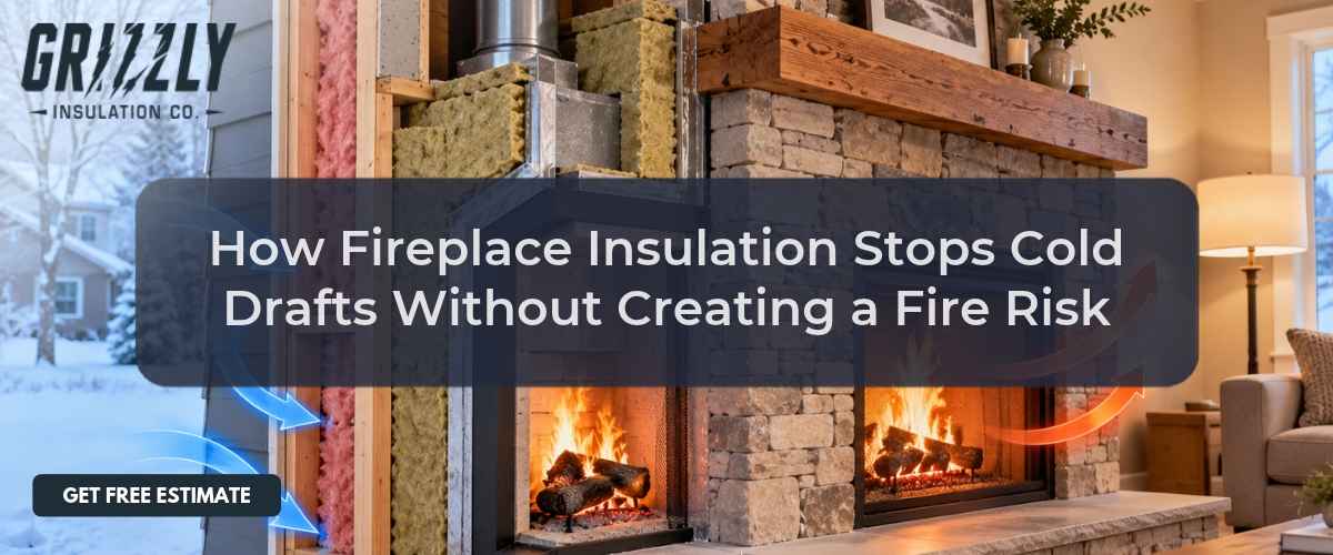How Fireplace Insulation Stops Cold Drafts Without Creating a Fire Risk