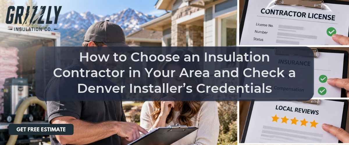 How to Choose an Insulation Contractor in Your Area and Check a Denver Installer's Credentials