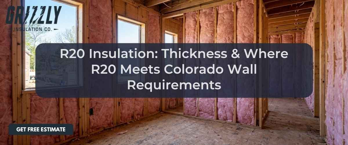 R-20 Insulation: Thickness & Where R-20 Meets Colorado Wall Requirements