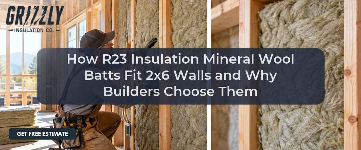 How R23 Insulation Mineral Wool Batts Fit 2x6 Walls and Why Builders Choose Them
