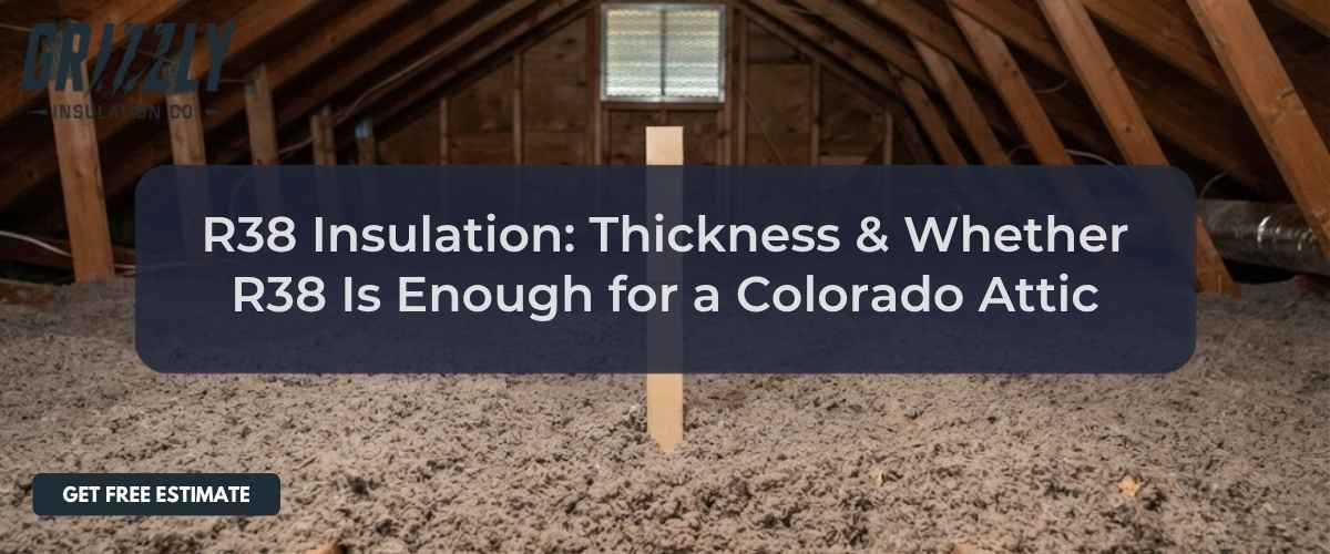 R-38 Insulation: Thickness & Whether R-38 Is Enough for a Colorado Attic