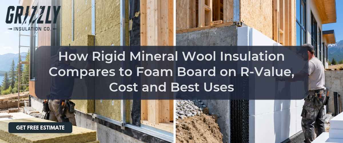 How Rigid Mineral Wool Insulation Compares to Foam Board on R-Value, Cost and Best Uses