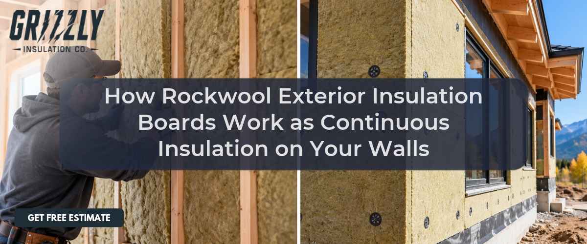 How Rockwool Exterior Insulation Boards Work as Continuous Insulation on Your Walls