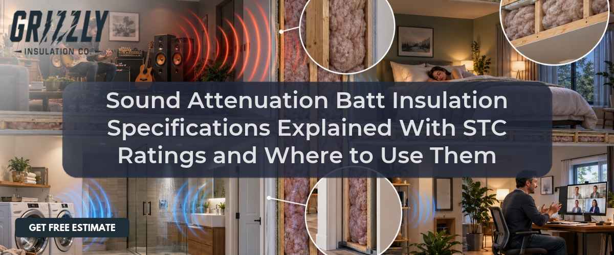 Sound Attenuation Batt Insulation Specifications Explained With STC Ratings and Where to Use Them
